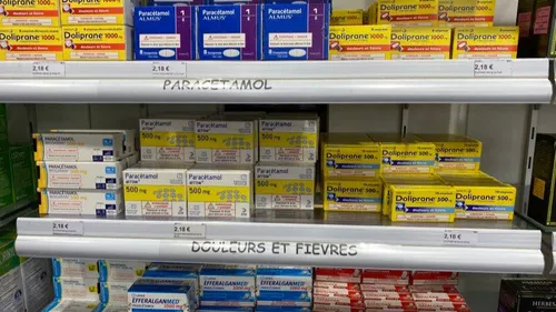 Pas de pénurie de Paracétamol en pharmacie, mais des restrictions