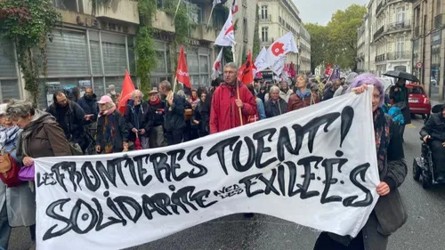 A Nantes, un premier rassemblement contre le projet de centre de...