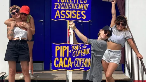 Aller aux toilettes en festivals... pas simple, mais il y a une...