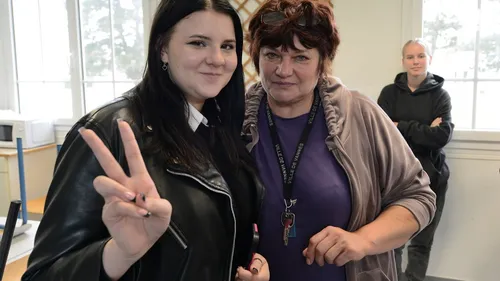 Des enfants ukrainiens, accueillis dans le Morbihan, font une...