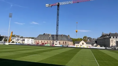 Rugby. Le RC Vannes aura sa "nouvelle" tribune pour Noël