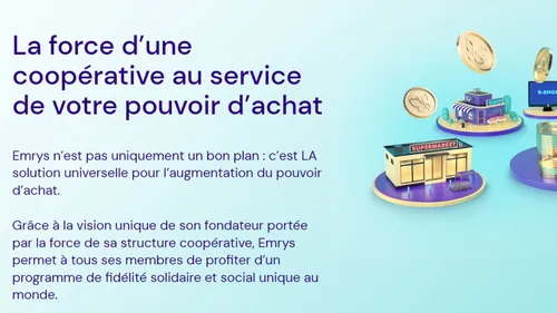Pouvoir d'achat : la coopérative Emrys vous permet d'économiser...
