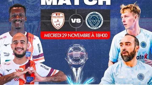 Futsal à Laval. Une rencontre particulière à plus d'un titre...