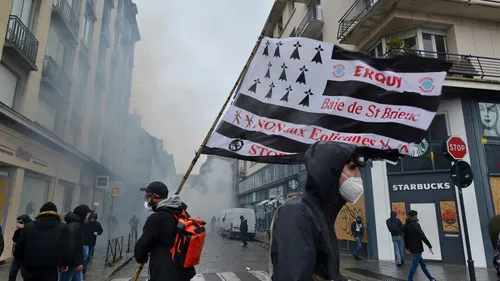 Manifestation des pêcheurs très en colère à Rennes : tensions et...