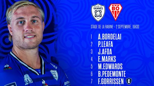Rugby. Le RC Vannes reçoit ... Biarritz ce soir à La Rabine !