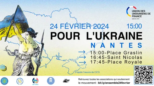 Deux ans après l'invasion en Ukraine, journée spéciale ce samedi à...