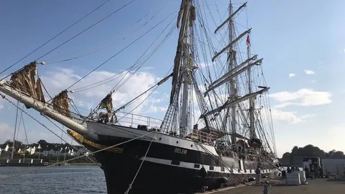Le " Belem " à Concarneau.
