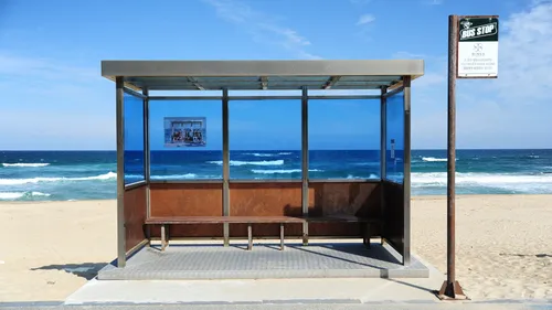 Retour des bus à destination des plages à Quimper.