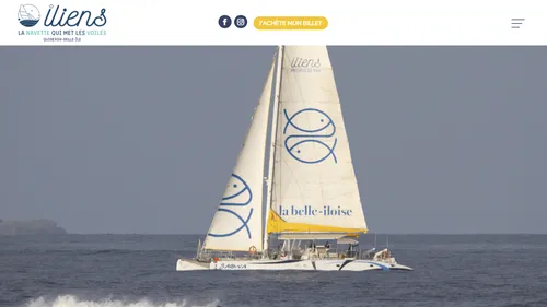 Transport à la voile. 13 000 passagers ont emprunté la navette...