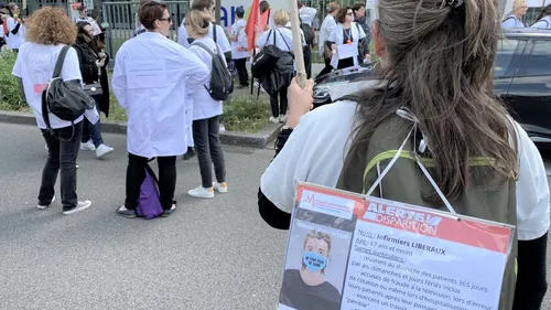 Les infirmiers libéraux dans la rue ce vendredi, à Rennes et Nantes