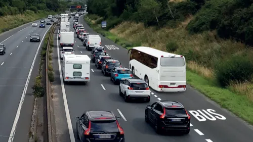 Des voies réservées aux bus vers Nantes et Rennes