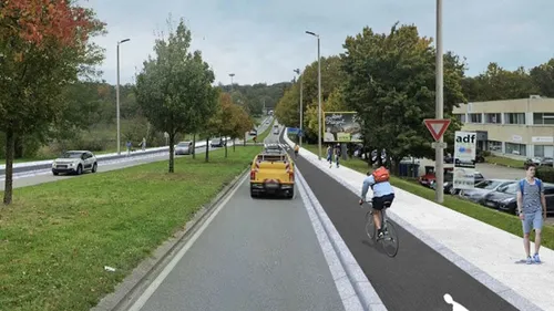 La création d’une piste cyclable en zone nord de Limoges