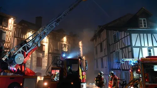 Incendie dans un immeuble du quartier historique de Limoges