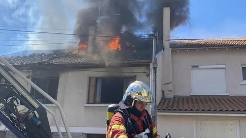 Un incendie détruit une maison à Limoges
