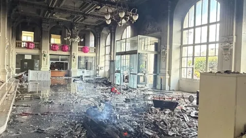 Incendie de la mairie de Limoges : un risque d'effondrement persiste