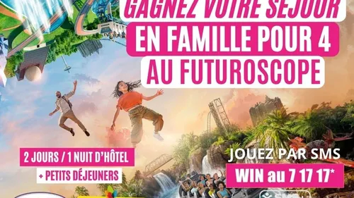 Gagnez votre séjour en famille pour 4 personnes au Parc du...