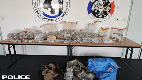 70 kilos de résine de cannabis saisis à Panazol