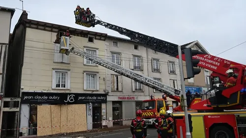 Limoges : une façade menace de s’effondrer place des Carmes