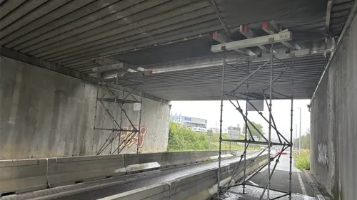 Les travaux reprennent sur le pont de l’A20 à Beaubreuil