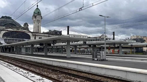 Travaux de mise en accessibilité des quais de la gare de Limoges