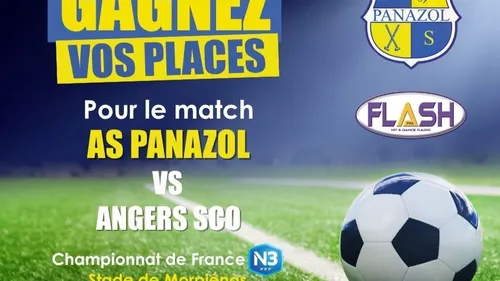 Gagnez vos places pour le match AS Panazol Football / Angers SCO
