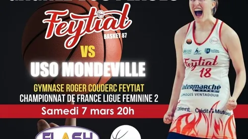 Basket LF2 : Gagnez vos places pour le match Feytiat Basket 87...