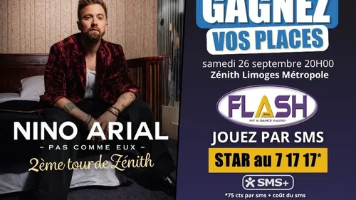 Gagnez vos places pour le spectacle de Nino Arial
