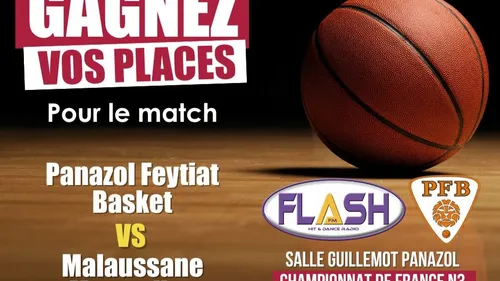 Panazol Feytiat Basket : Gagnez vos places pour le match contre...