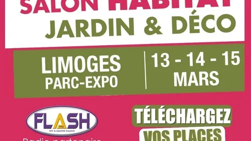 Salon de l'habitat, jardin et déco du 13 au 15 mars 2026 à Limoges