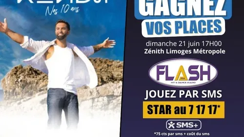 Gagnez vos places pour le concert de Kendji Girac : "Nos 10 ans"