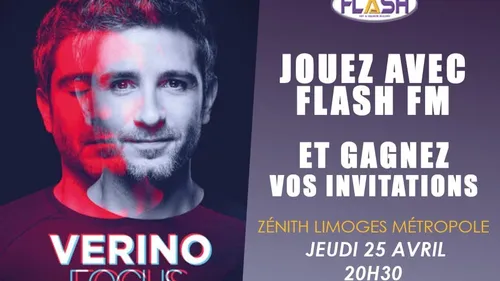 Gagnez vos places pour le spectacle de Vérino