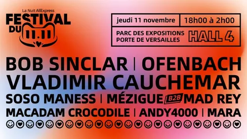 Le festival 11.11, l'électro aux portes de Paris