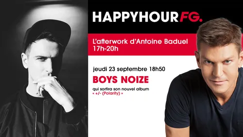 Boys Noize invité de l'Happy Hour FG ce soir !