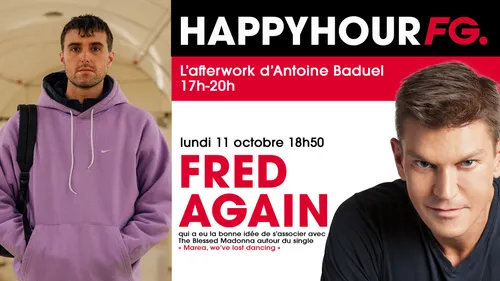 Fred Again invité de l'Happy Hour FG ce lundi !