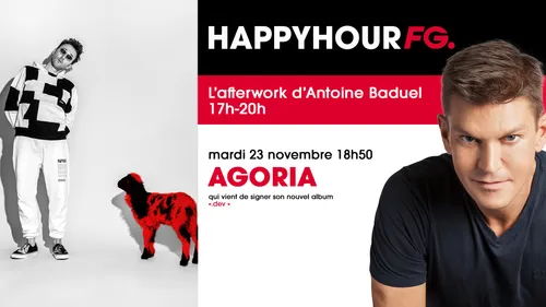 Agoria invité de l'Happy Hour FG ce soir !