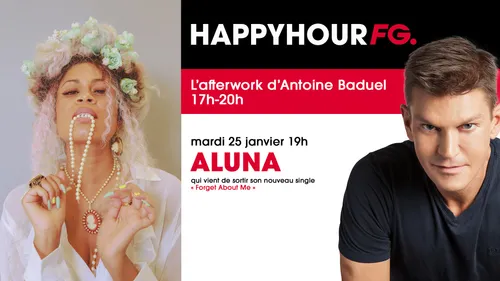 Aluna invitée de l'Happy Hour FG ce soir !