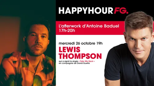 Lewis Thompson invité ce soir d'Antoine Baduel !