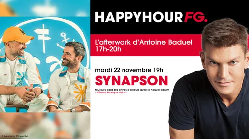 Synapson invité d'Antoine Baduel ce soir !
