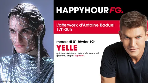 Yelle invitée ce soir de l'Happy Hour FG