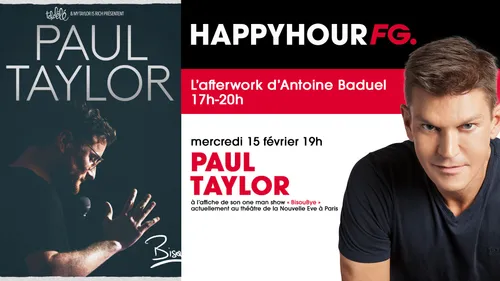 Paul Taylor invité de l'Happy Hour FG ce  soir !