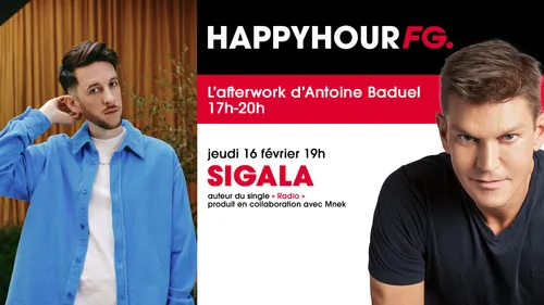 Sigala invité de l'Happy Hour FG ce soir !