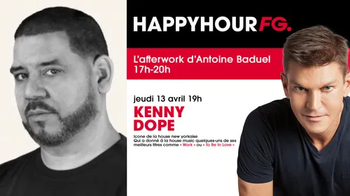 Kenny Dope invité de l'Happy Hour ce soir !