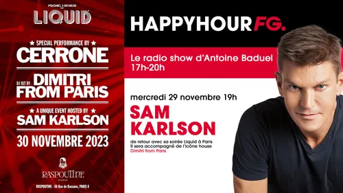 Dimitri From Paris et Sam Karlson invités d'Antoine Baduel