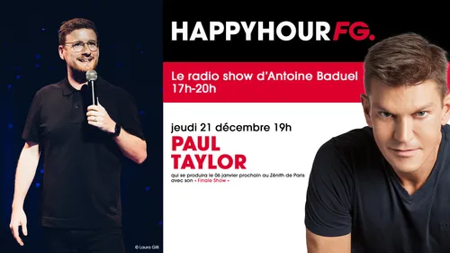 Paul Taylor invité de l'Happy Hour FG ce  soir !