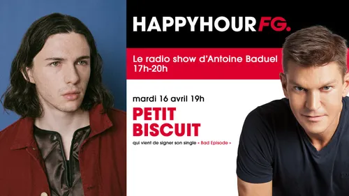 Petit Biscuit invité de l'Happy Hour FG ce soir !