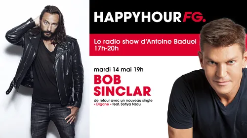 Bob Sinclar invité d'Antoine Baduel ce mardi soir !