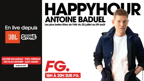 Happy Hour en direct du Pop-Up Store JBL ce mardi 6 août ! 