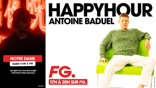 Le DJ producteur Notre Dame invité d'Antoine Baduel ce soir !