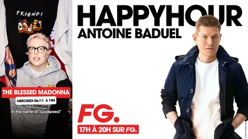 The Blessed Madonna invitée de l'Happy Hour FG ce mercredi !