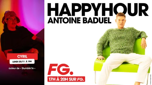 Cyril invité d'Antoine Baduel ce lundi soir !